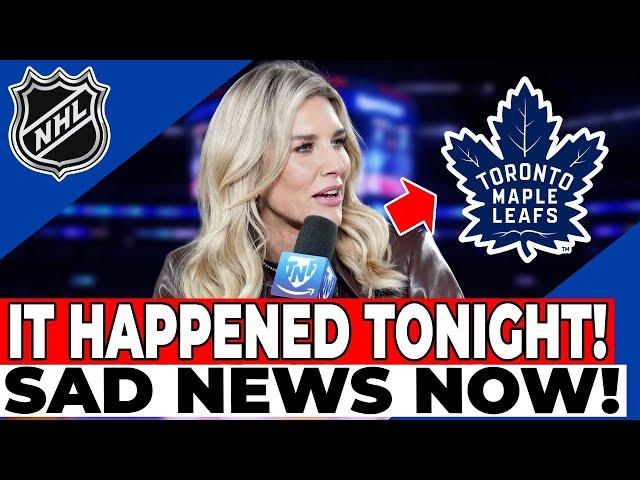 LAST MINUTE BOMB! NHL CONFIRMS! SAD NEWS FOR MAPLE LEFAS! MAPLE LEAFS NEWS TODAY