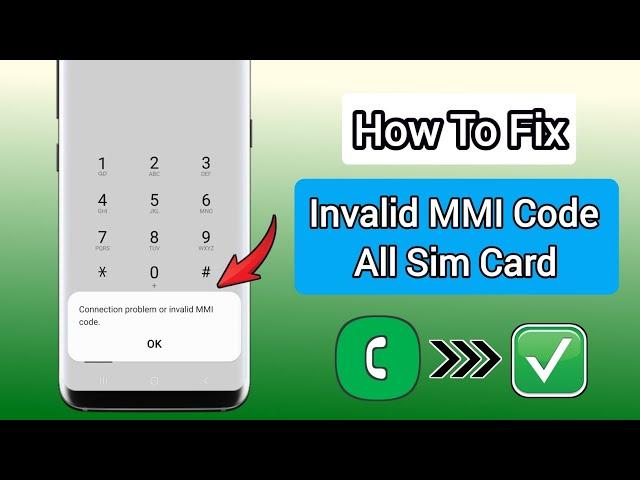 How To Fix Connection Problem Or Invalid MMI Code [2023] | How To Fix Invalid MMI Code