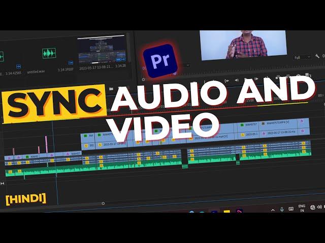 How to Sync Audio and Video in Premiere Pro (2023) | Premiere Pro Synchronize Multiple Clips