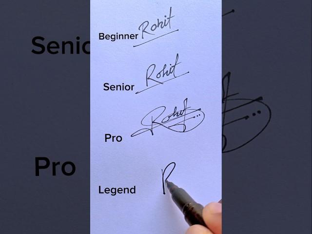 ROHIT Signature In Diffrent Style #hncreation #signature #viral #ideas