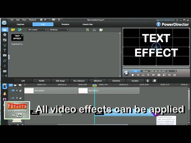 PowerDirector - Text Effects