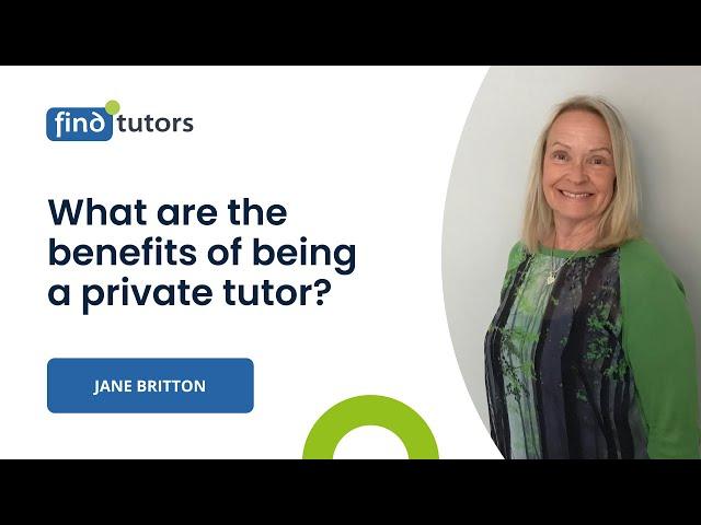 Why you should become a private tutor today