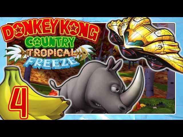 DONKEY KONG COUNTRY: TROPICAL FREEZE  #4: Mit Nashorn-Kumpel Rambi in den Alpen