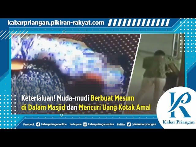 Tidak Hanya Berbuat Mesum di Dalam Masjid, Pasangan Muda-mudi ini Nekat Mencuri Uang Kotak Amal