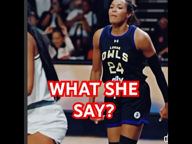 Angel Reese DIDN’T want that SMOKE! #caitlinclark #basketball #shorts