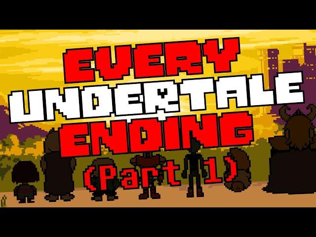 Speedrunning ALL 93 Undertale Endings | True 100% (Part 1)