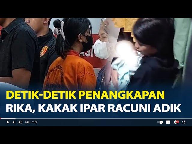 Detik-Detik Penangkapan Rika, Kakak Ipar Racuni Adik di Palembang, Ditemukan di Rumah Warga