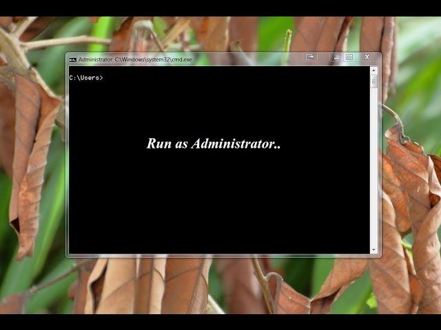 How to open or run command prompt as administrator in windows 7