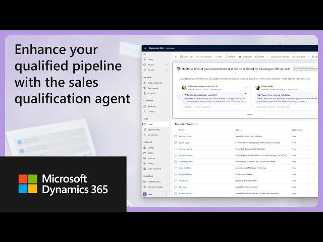 Dynamics 365 Sales 2025 Release Wave 1 Release Highlights