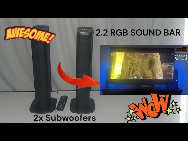 WoHome 2.2 LED RGB Sound Bar | JoeteckTips