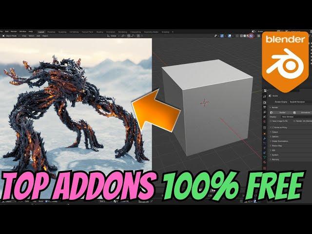 These 10 Free Blender Addons Are INSANE 