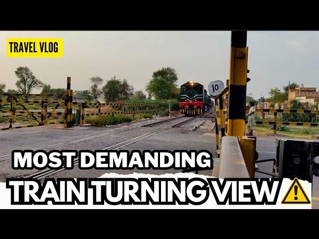 Most Demanding Train Video | Beautiful goods Train Turn View | Trains Lover Official