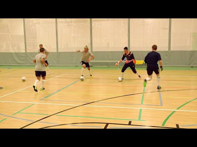 Futsal Training Drill: Receiving Turning and Facing Level 1 (Beginner)