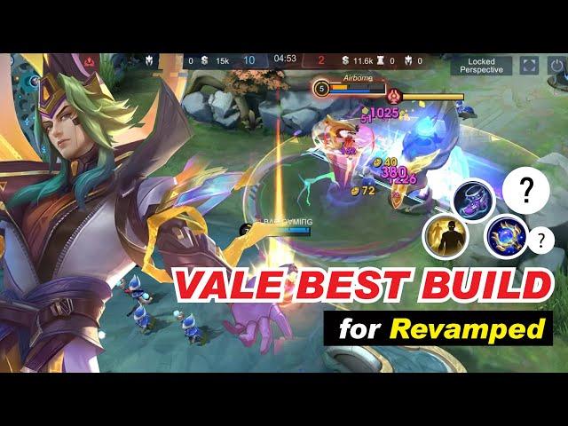 VALE REVAMPED Best Build and New Emblem Set  Keeper of the Winds Skin Gameplay MLBB