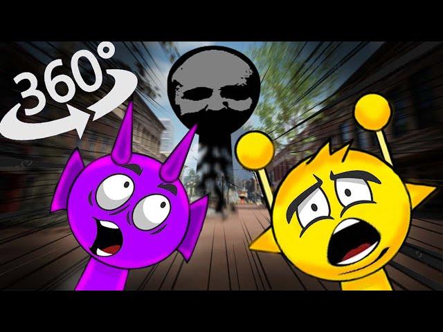 360° VR Incredibox Sprunki in town