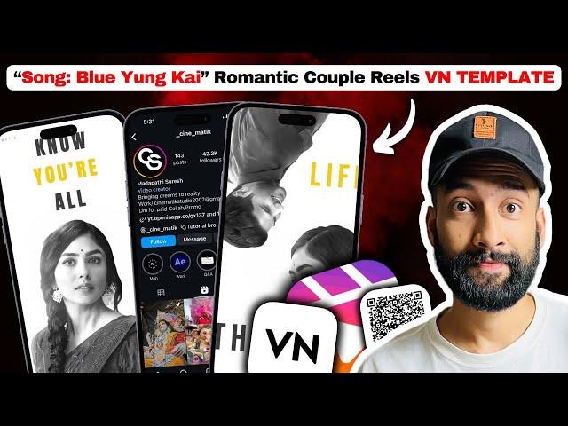 Edit Like "_cine_matik" in a Click | Romantic Couple Reels VN QR Code!