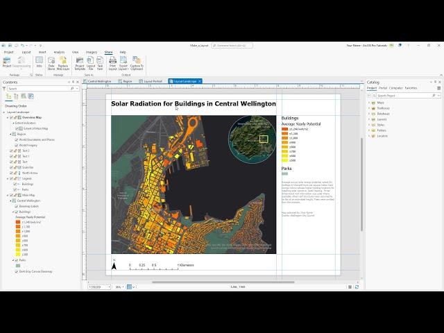 Make a layout in ArcGIS Pro