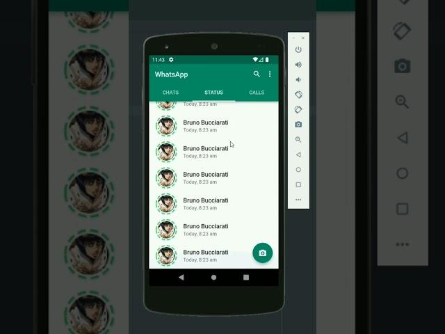 WhatsApp UI using Flutter