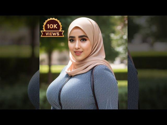 Empowering Curvy Arabian Hijab Models with Modern Fashion