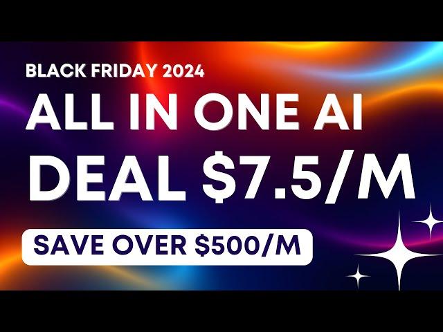 The ONE AI Subscription That Replaces Everything | Black Friday 2024 SECRET Tool