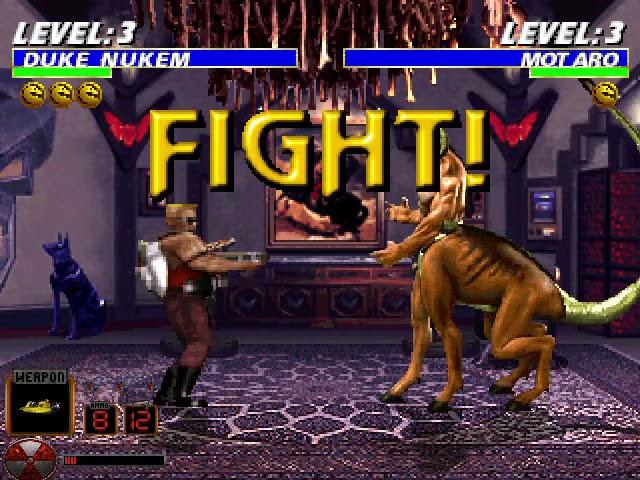 BEST MUGEN FIGHTS DUKE NUKEM vs THE MORTAL KOMBAT BOSSES JOKE FIGHT