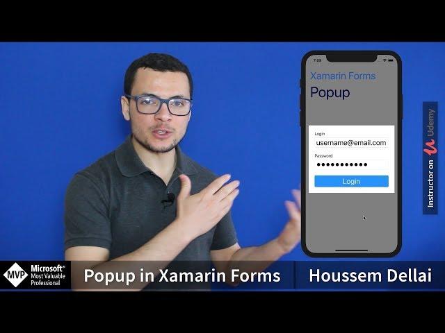 Popup in Xamarin Forms