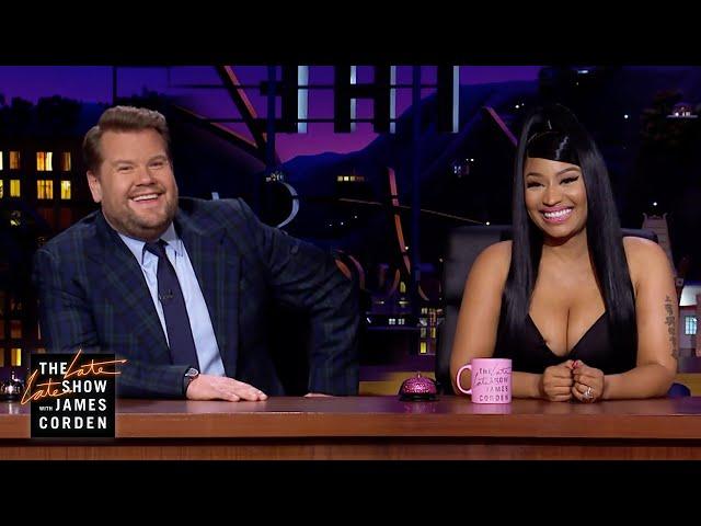 It's Nicki Minaj's Late Late Show Now