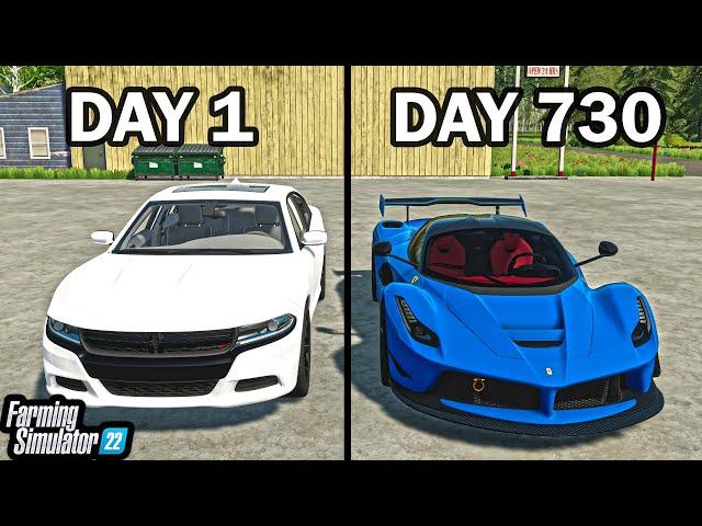 I SPENT 2 YEARS BUILDING A VALET BUSINESS WITH $0 AND A CAR! | Farming Simulator 22