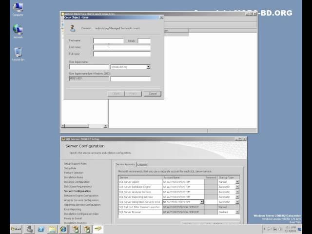 Microsoft SQL Server 2008 R2 Installation & Configuration