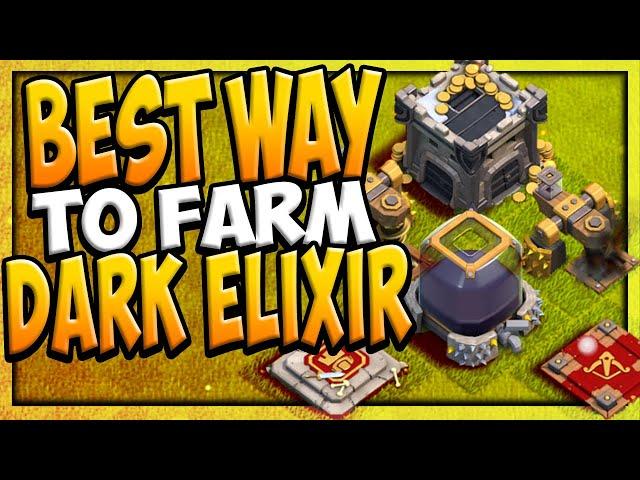 The EASIEST WAY to Farm Dark Elixir! (Clash of Clans)