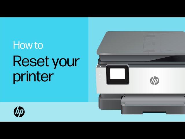 How to Reset your HP Printer | HP Printers | HP Support