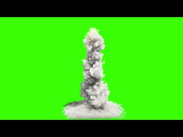 FREE HD Green Screen - ROCKET LIFT OFF FIRE AND SMOKE