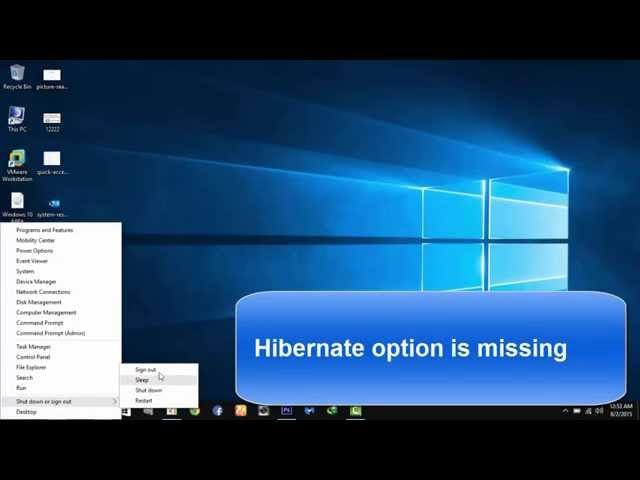 How to Get Missing Hibernate Option in windows 10 | Hibernate - Enable or Disable in Windows 10