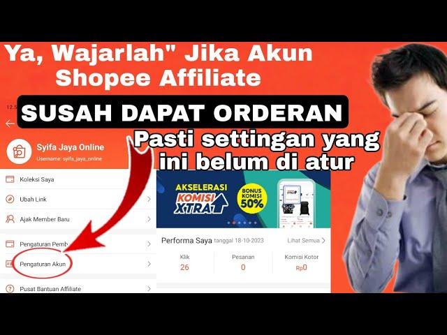 Cara SETTING Akun SHOPE AFFILIATE Agar Produk Yang Kita Promosikan Mudah Ditemukan Banyak Orang