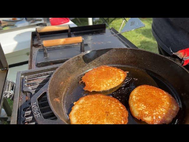 Fried Bologna Sandwiches & Hoe Cakes from the Whistle Pig Country Store: