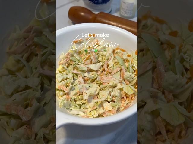 coleslaw  #recipe #howto #shorts #coleslawrecipe #youtubeshort #vegetables #salad #ytshorts