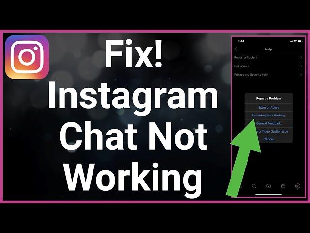 How To Fix Instagram Chat Not Showing Up / Loading