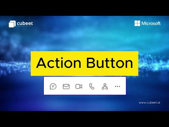 Discover the Power of Action Buttons in TeamConnect #employeedirectory #teamconnect #cubeet