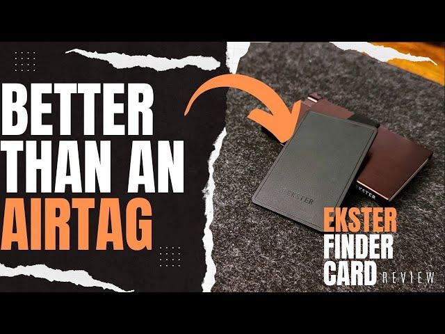 The Must-Have Wallet Tracker You've Been Waiting For! - Ekster Finder Card Review #ekster