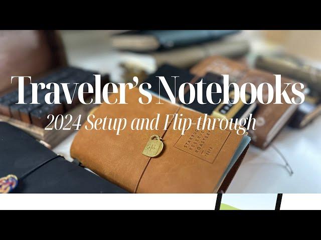 2024 Traveler's Notebooks Setup | Standard and Passport