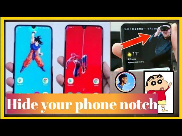 How to remove notch from any android phone, notch hiding wallpaper app free download