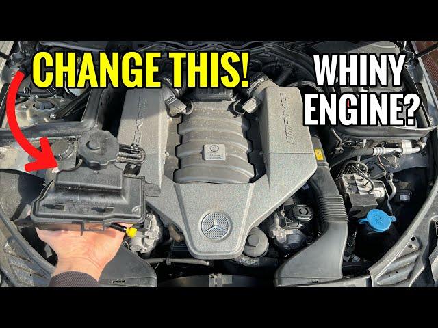 Fixing My Whiny C63 AMG | Power Steering Reservoir and Flush - M156 Mercedes W204