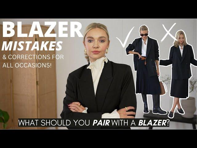 DOS & DON'TS OF BLAZERS | WHAT YOU SHOULD PAIR YOUR BLAZERS WITH FOR DIFFERENT OCCASIONS & WHY