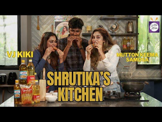 Anchor Kiki in Shrutika's Kitchen | Mutton Keema Samosa |  Mediamasons Kitchen 