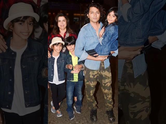 Farah Khan With Family  Husband Shirish Kunder & Triplets #farahkhan #shorts #ytshorts #viral