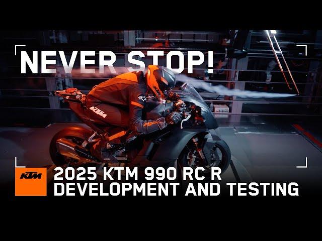 NEVER STOP! KTM 990 RC R Development, Chapter 2 – Testing & Development | KTM