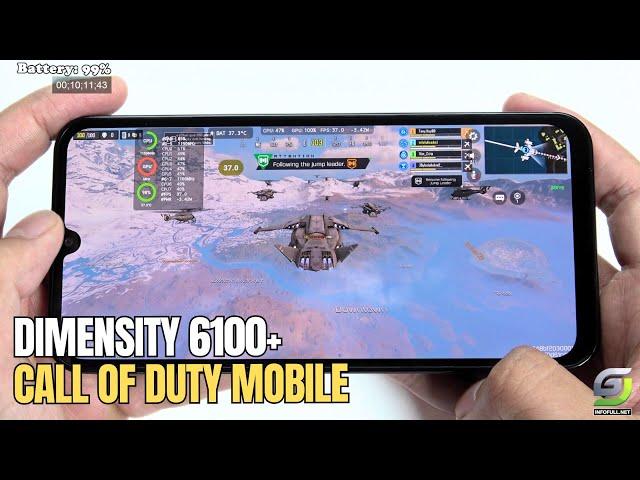 Samsung Galaxy M15 test game Call of Duty Mobile CODM | Dimensity 6100+