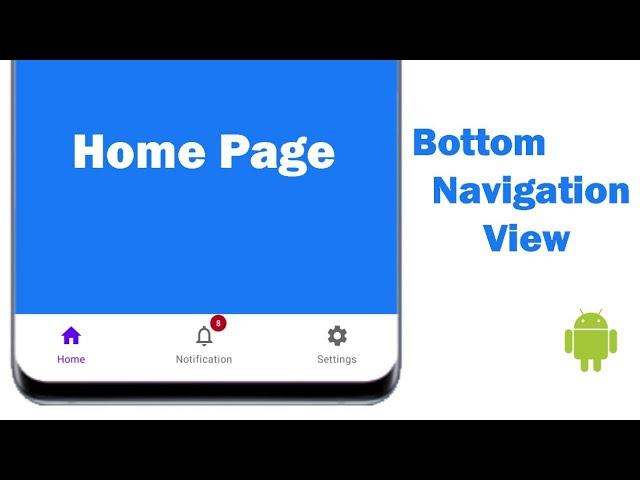 BottomNavigationView with Fragments | Android Studio Tutorial  | 2024