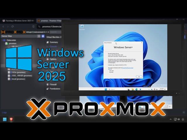 Running a Windows Server 2025 VM in Proxmox VE