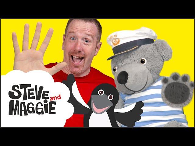 Finger Family Ice Cream, Teddy Bear and Halloween from Steve and Maggie | Wow English TV